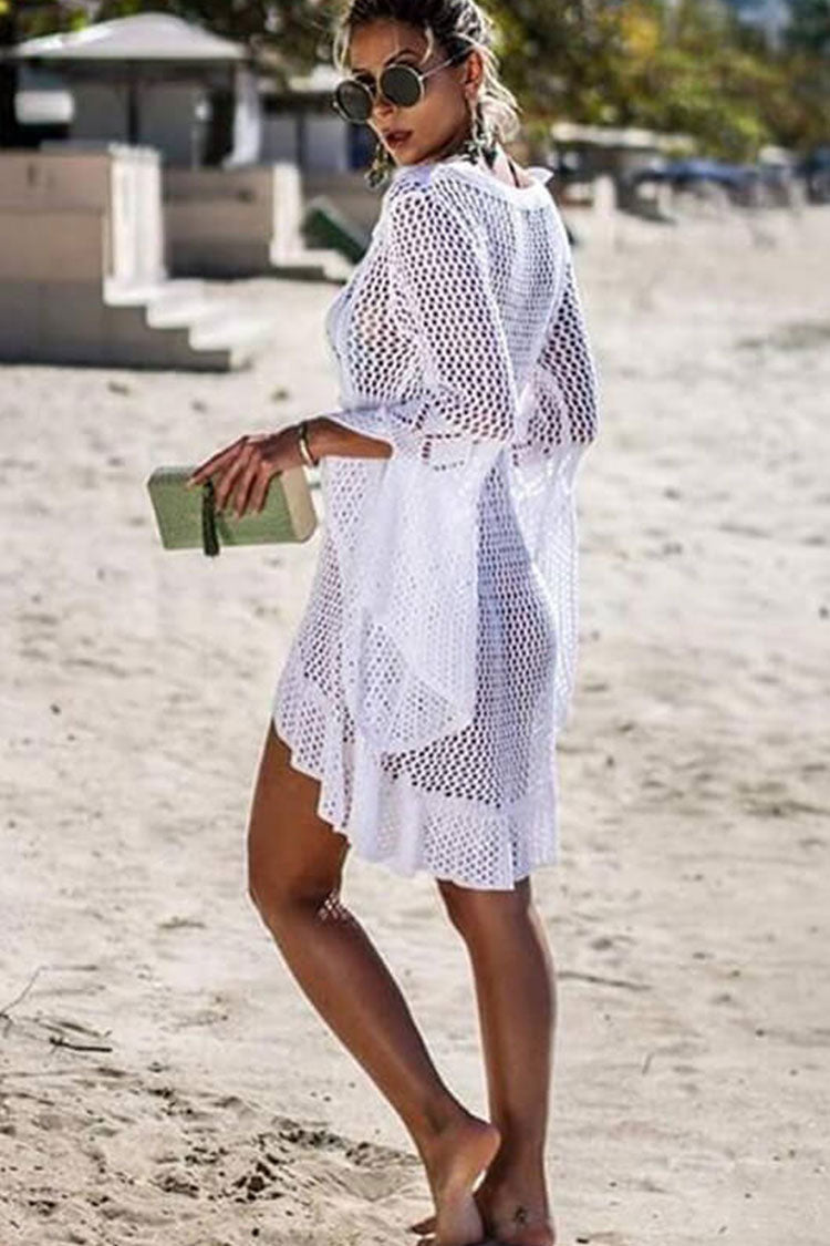 Beautiful ankara short dress with short flared sleeves by 13th-june-sto -  Afrikrea